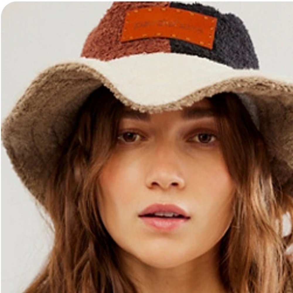 Free people Leslie Hat by Parsi hat Stylish Multicolor Bucket Hat